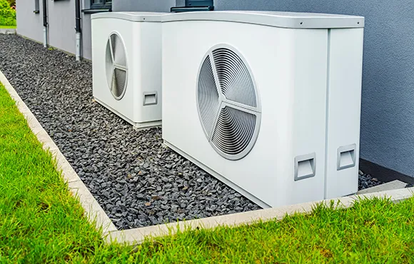 A dual fuel heat pump in Apex